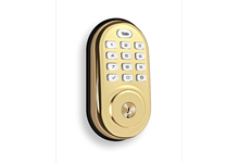 Crestron CLK-YL-YRD216-CR2-605 CLK-YL-YRD216-CR2-605 Yale Assure Lock Wireless Deadbolt w/ infiNET EX and Pushbutton Keypad , Polished Brass [Available March 1, 2017]