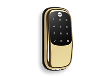 Crestron CLK-YL-YRD246-CR2-605 CLK-YL-YRD246-CR2-605 Yale Assure Lock Key-Free Wireless Deadbolt w/ infiNET EX and Touchscreen Keypad, Polished Brass [Available March 1, 2017]
