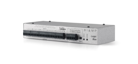 Biamp LOGIC BOX Biamp Logic Box, LOGIC BOX, logic control, contact closure, GPIO interface, Biamp control accessory, control interface, relay control, DSP control, room automation, external control, logic inputs outputs, trigger control