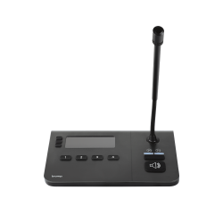 Biamp NPX G1040 NPX G1040, Biamp, paging station, gooseneck microphone, convenience paging, networked paging, Tesira paging, PoE microphone, AVB, Dante, announcement microphone, zone paging, commercial paging