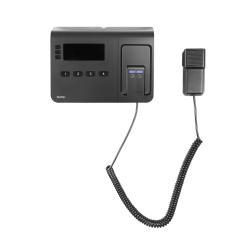 Biamp NPX H1040 NPX H1040, Biamp, paging station, handheld microphone, convenience paging, networked paging, Tesira paging, PoE microphone, AVB, Dante, announcement microphone, zone paging, reception paging