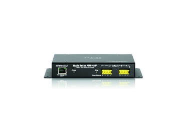 Biamp Tesira AMP-450P Tesira AMP-450P, Biamp, Biamp amplifier, PoE amplifier, PoE+ amplifier, networked amplifier, AVB amplifier, 4 channel amplifier, conferencing amplifier, Tesira amplifier, huddle room amplifier, conference room audio, compact amplifier, TSN