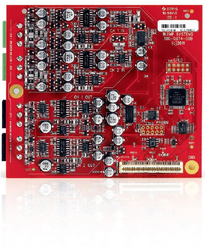 Biamp Tesira EIOC-4 CK Biamp Regional Manager Tesira EIOC-4, Biamp, EIOC-4 CK, expander card, EX-MOD, mic line input output, modular I/O, Tesira expander, analog I/O card, networked audio, DSP I/O, Tesira