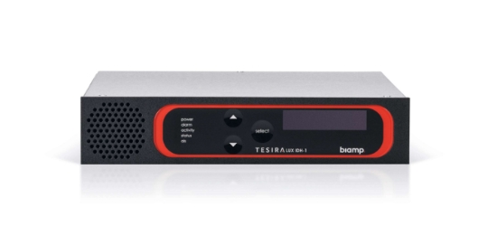 Biamp TesiraLUX IDH-1 Biamp TesiraLUX IDH-1, TesiraLUX IDH-1, Biamp, video encoder, AV over IP, AVB, TSN, 4K video, HDMI, DisplayPort, networked video, Tesira, AV distribution, video matrix, encoder endpoint