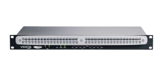 Biamp Vocia POTS-1-4 Vocia POTS-1-4, Biamp POTS-1-4, Biamp Vocia, telephone paging interface, POTS adapter, analog phone paging, paging system, voice evacuation, CobraNet, phone paging, 4 line paging, public address, campus paging