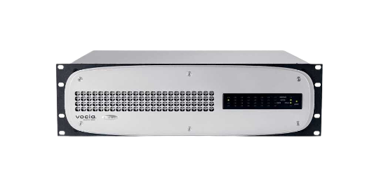 Biamp Vocia VA-8600 Vocia VA-8600, Biamp VA-8600, Biamp Vocia amplifier, modular amplifier, multi-channel amplifier, AM-600, 70V 100V amplifier, low impedance, voice evacuation, paging amplifier, CobraNet, DSP amplifier, large venue audio