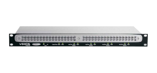 Biamp Vocia VO-4e Vocia VO-4e, Biamp VO-4e, Biamp Vocia, output device, audio output, line level output, CobraNet output, networked audio, 4 channel output, paging system, voice evacuation, multi-zone audio, public address