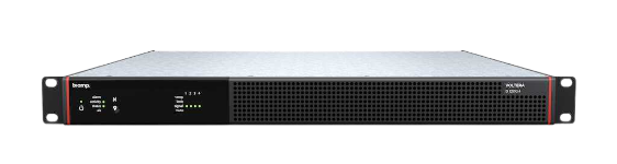 Biamp Voltera D 1200.4 Biamp, Voltera D 1200.4, Voltera, Voltera amplifier, amplified loudspeaker controller, 1200W amplifier, 4 channel amplifier, Dante amplifier, AVB amplifier, AES67 amplifier, 70V amplifier, 100V amplifier, networked amplifier, VenueTune, commercial installation amplifier