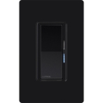 Lutron DVRF-5NE-BL Diva Smart ELV+ Dimmer, Phase Selectable, 250W LED, Neutral Req, Black