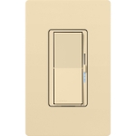 Lutron DVRF-5NE-IV Diva Smart ELV+ Dimmer, Phase Selectable, 250W LED, Neutral Req, Ivory
