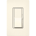 Lutron DVSCSTV-BI Diva 0-10V Dimmer, 8A, 120-277V, Single-Pole/3-Way, Satin Biscuit