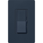 Lutron DVSCSTV-DE Diva 0-10V Dimmer, 8A, 120-277V, Single-Pole/3-Way, Satin Deep Sea