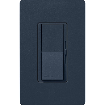 Lutron DVSCSTV-DE Diva 0-10V Dimmer, 8A, 120-277V, Single-Pole/3-Way, Satin Deep Sea