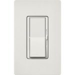 Lutron DVSCSTV-LG Diva 0-10V Dimmer, 8A, 120-277V, Single-Pole/3-Way, Satin Lunar Gray