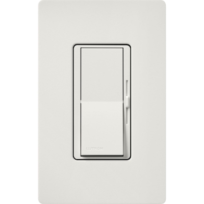 Lutron DVSCSTV-LG Diva 0-10V Dimmer, 8A, 120-277V, Single-Pole/3-Way, Satin Lunar Gray