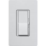 Lutron DVSCSTV-MI Diva 0-10V Dimmer, 8A, 120-277V, Single-Pole/3-Way, Satin Mist