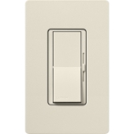 Lutron DVSCSTV-PM Diva 0-10V Dimmer, 8A, 120-277V, Single-Pole/3-Way, Satin Pumice