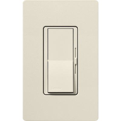 Lutron DVSCSTV-PM Diva 0-10V Dimmer, 8A, 120-277V, Single-Pole/3-Way, Satin Pumice