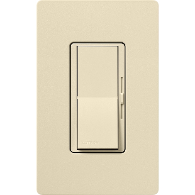 Lutron DVSCSTV-SD Diva 0-10V Dimmer, 8A, 120-277V, Single-Pole/3-Way, Satin Sand