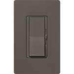 Lutron DVSCSTV-TF Diva 0-10V Dimmer, 8A, 120-277V, Single-Pole/3-Way, Satin Truffle