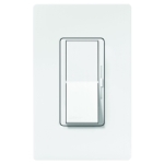 Lutron DVSTV-WH Diva 0-10V Dimmer, 8A Line Voltage, Single-Pole/3-Way, 120-277V, White