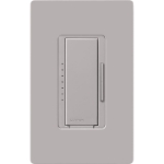 Lutron MA-PRO-GR Maestro PRO LED+ Dimmer, 250W LED/500W ELV/400VA MLV, Phase Selectable, Gray
