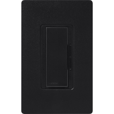 Lutron MA-PRO-MN Maestro PRO LED+ Dimmer, 250W LED/500W ELV/400VA MLV, Phase Selectable, Midnight
