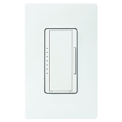 Lutron MA-PRO-WH Maestro PRO LED+ Dimmer, 250W LED/500W ELV/400VA MLV, Phase Selectable, White