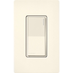 Lutron ST-6ANS-BI Sunnata Touch On/Off Switch, 6A Lighting / 3A Motor, Neutral Required, Biscuit
