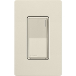 Lutron ST-6ANS-PM Sunnata Touch On/Off Switch, 6A Lighting / 3A Motor, Neutral Required, Pumice