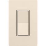 Lutron ST-AS-LA Sunnata Accessory Switch for STCL-153M LED+ Dimmer, Multi-Location, Light Almond