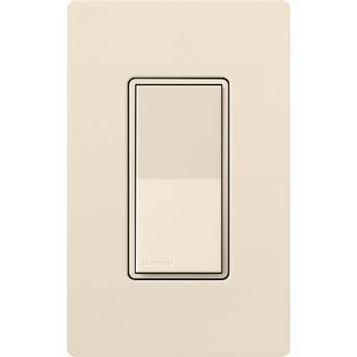 Lutron ST-AS-LA Sunnata Accessory Switch for STCL-153M LED+ Dimmer, Multi-Location, Light Almond