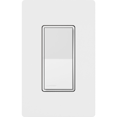 Lutron ST-AS-WH Sunnata Accessory Switch for STCL-153M LED+ Dimmer, Multi-Location, White