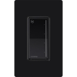 Lutron ST-FSQ-N-BL Sunnata Touch Fan Control, 4-Speed, 1.5A, Neutral Required, Black