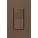 Lutron ST-FSQ-N-EP Sunnata Touch Fan Control, 4-Speed, 1.5A, Neutral Required, Espresso