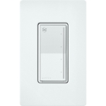 Lutron ST-FSQ-N-GL Sunnata Touch Fan Control, 4-Speed, 1.5A, Neutral Required, Glacier White