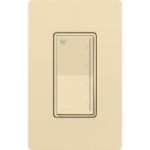 Lutron ST-FSQ-N-IV Sunnata Touch Fan Control, 4-Speed, 1.5A, Neutral Required, Ivory