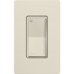 Lutron ST-FSQ-N-PM Sunnata Touch Fan Control, 4-Speed, 1.5A, Neutral Required, Pumice