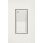 Lutron ST-FSQ-N-RW Sunnata Touch Fan Control, 4-Speed, 1.5A, Neutral Required, Architectural White