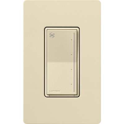 Lutron ST-FSQ-N-SD Sunnata Touch Fan Control, 4-Speed, 1.5A, Neutral Required, Sand
