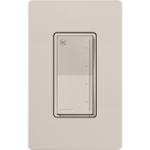 Lutron ST-FSQ-N-TP Sunnata Touch Fan Control, 4-Speed, 1.5A, Neutral Required, Taupe