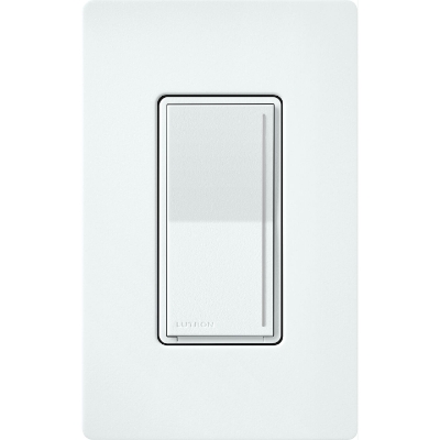 Lutron ST-PRO-N-GL Sunnata PRO LED+ Touch Dimmer, Phase-Selectable, 250W LED, Neutral, Glacier White