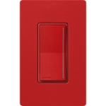 Lutron ST-PRO-N-SR Sunnata PRO LED+ Touch Dimmer, Phase-Selectable, 250W LED, Neutral, Signal Red