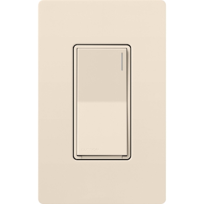 Lutron ST-RS-LA Sunnata Companion Switch for ST-6ANS, Multi-Location On/Off, Light Almond