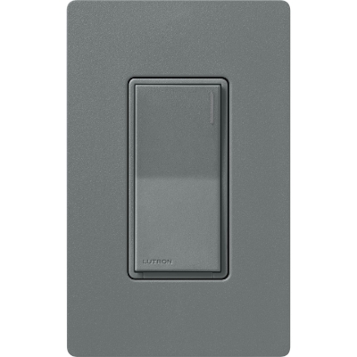 Lutron ST-RS-SL Sunnata Companion Switch for ST-6ANS, Multi-Location On/Off, Slate