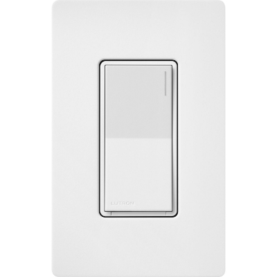 Lutron ST-RS-SW Sunnata Companion Switch for ST-6ANS, Multi-Location On/Off, Snow White