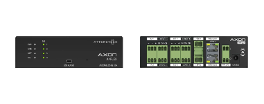 QSC Attero Tech Axon A4FLEX 4-channel Dante/AES67 surface-mount audio interface