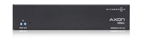 QSC Attero Tech Axon A8Mio 8-channel Dante/AES67 audio interface