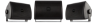 QSC AC-S4T-BK AcousticCoverage 4.5-inch two-way surface loudspeaker, black
