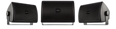 QSC AC-S4T-BK AcousticCoverage 4.5-inch two-way surface loudspeaker, black